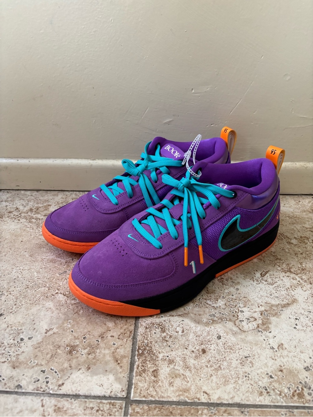 Nike Book 1 95 PHX 1995 All Star Wild Berry Dusty Cactus IH0894-500 sz 13 Men's